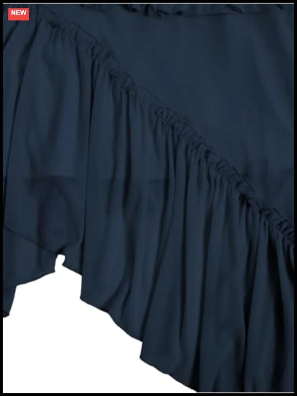 Boho Flowy Asymmetrical Ruffle Skirt with Shorts Underneath, Y2K Western